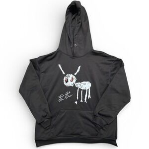 Drake For All The Dogs Album Merch Hoodie Black Graphic Pullover Mens Size M